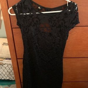 Short Black Lace Dress